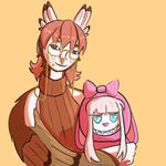 Portrait of Stella and Cherry (belongs to Sav)